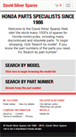 Mobile Screenshot of davidsilverspares.co.uk